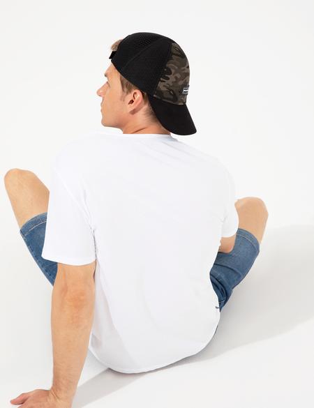 Siyah Kamuflaj Şapka - 50260258001