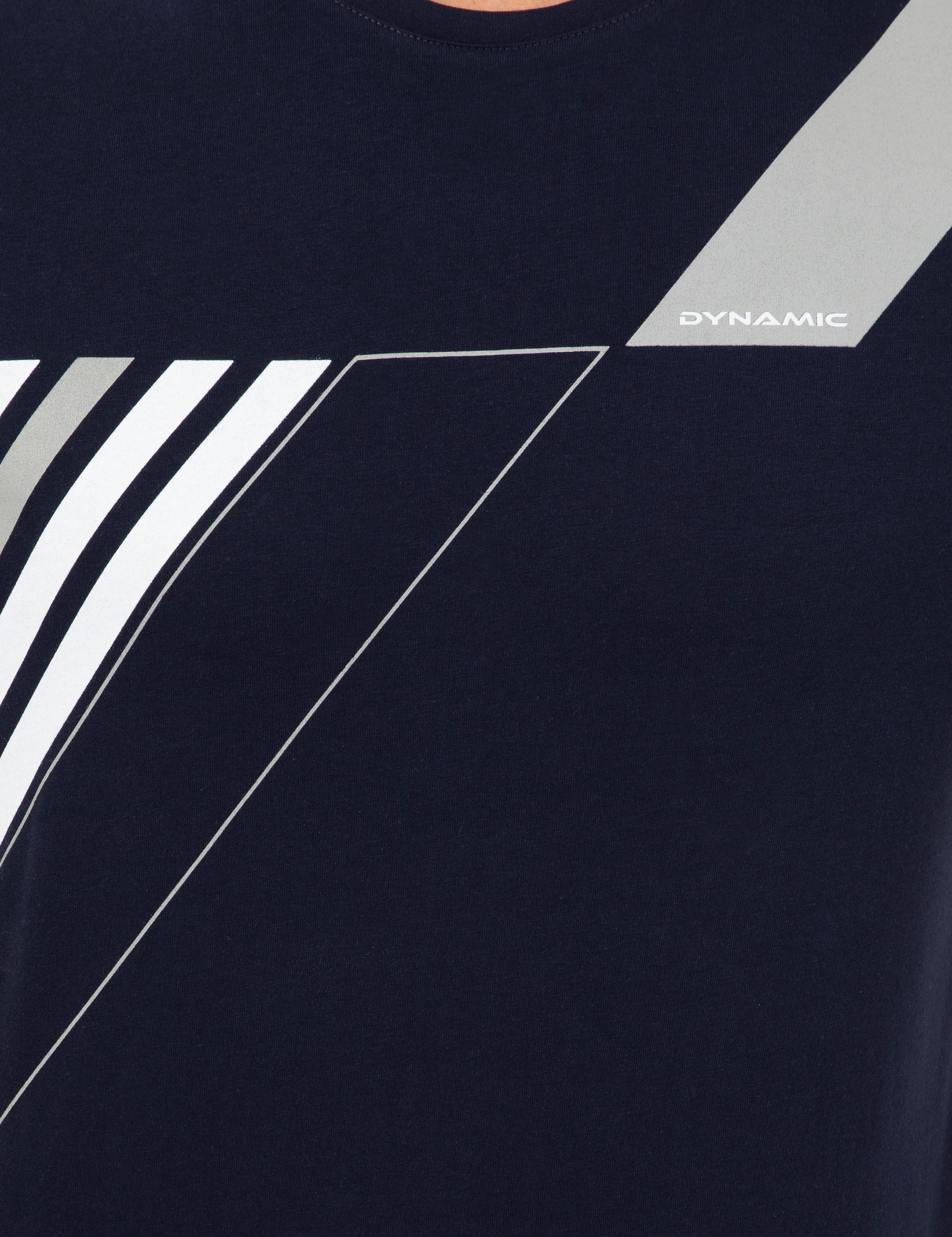 Lacivert Slim Fit Bisiklet Yaka Tişört