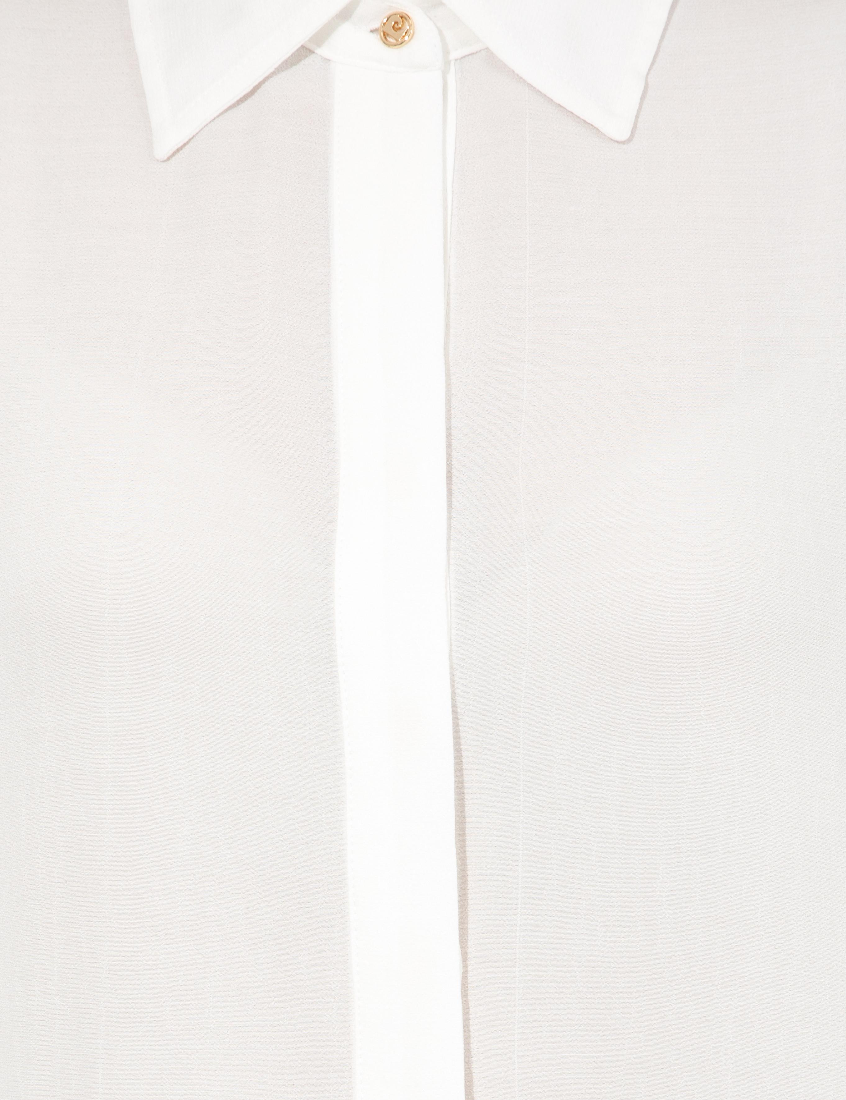 Ekru Comfort Fit Uzun Kollu Gömlek