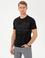 Siyah Slim Fit Bisiklet Yaka Tişört