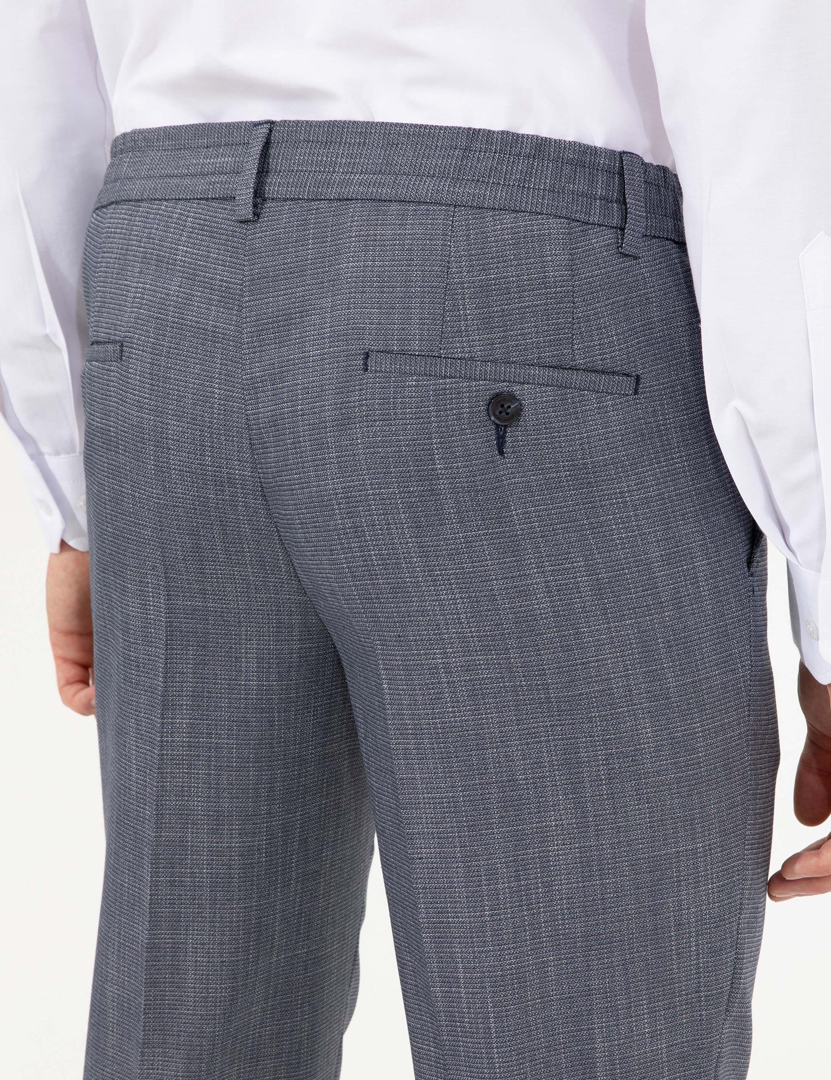 Lacivert Ex. Slim Fit Kumaş Pantolon