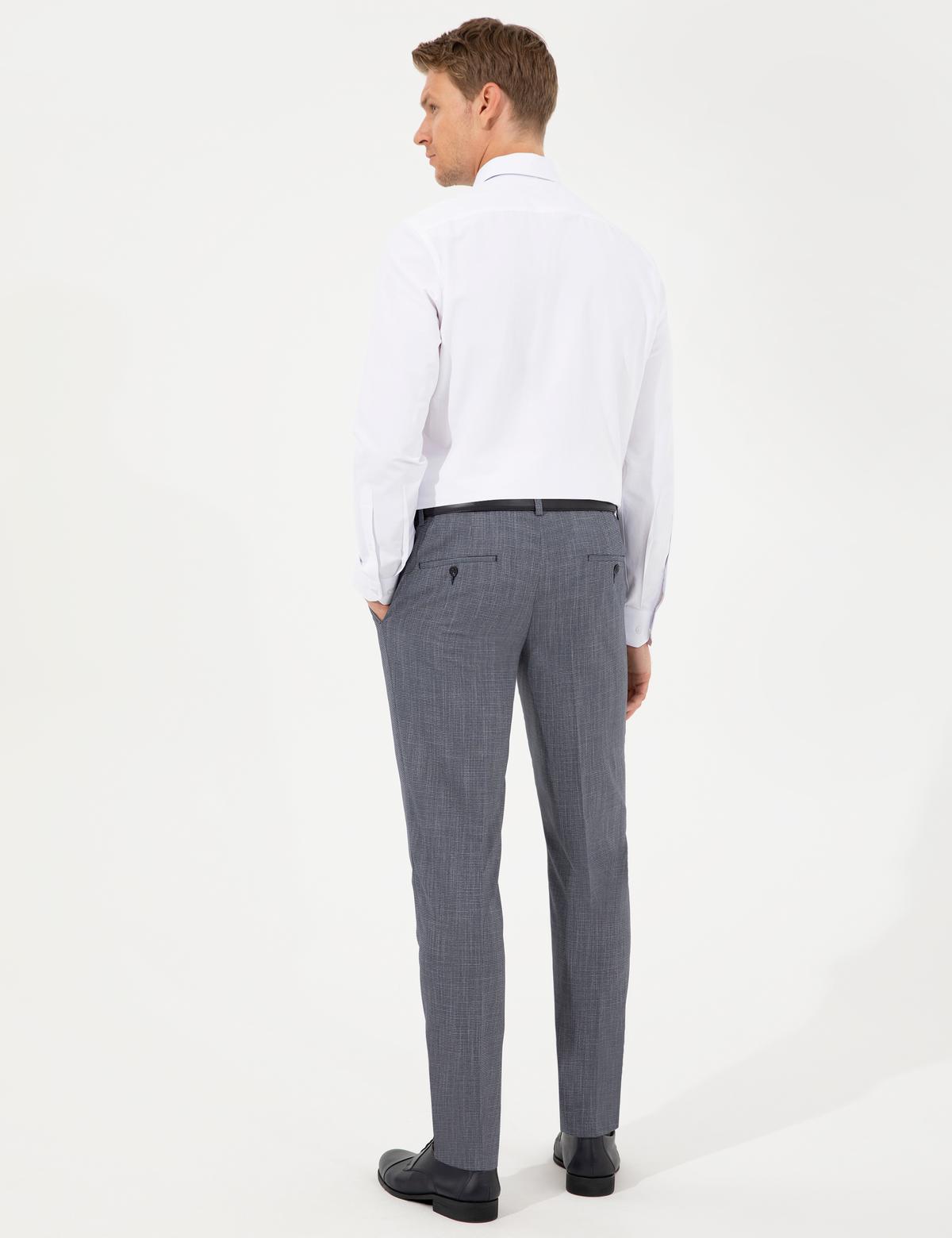 Lacivert Ex. Slim Fit Kumaş Pantolon - 50251336006