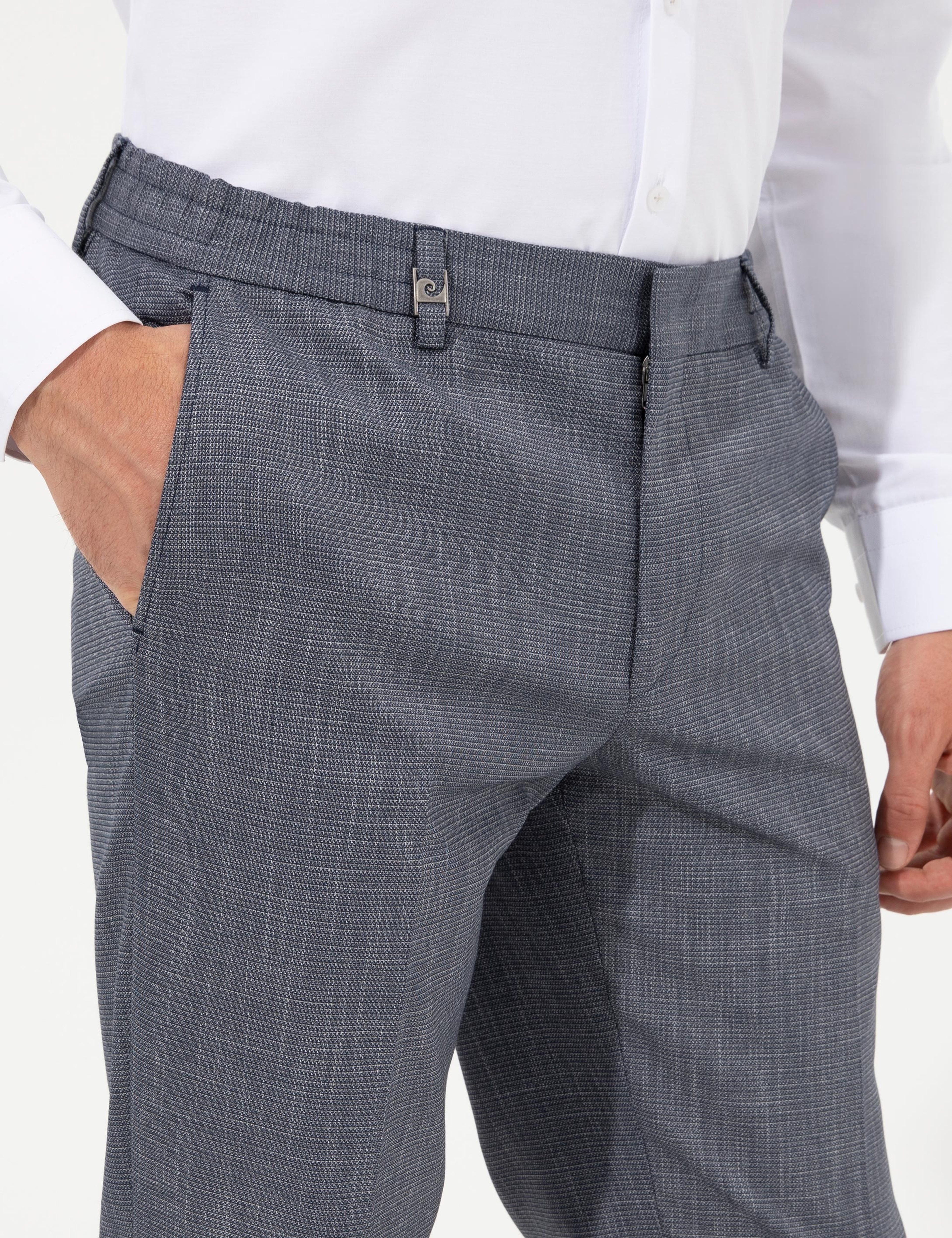 Lacivert Ex. Slim Fit Kumaş Pantolon - Image 5