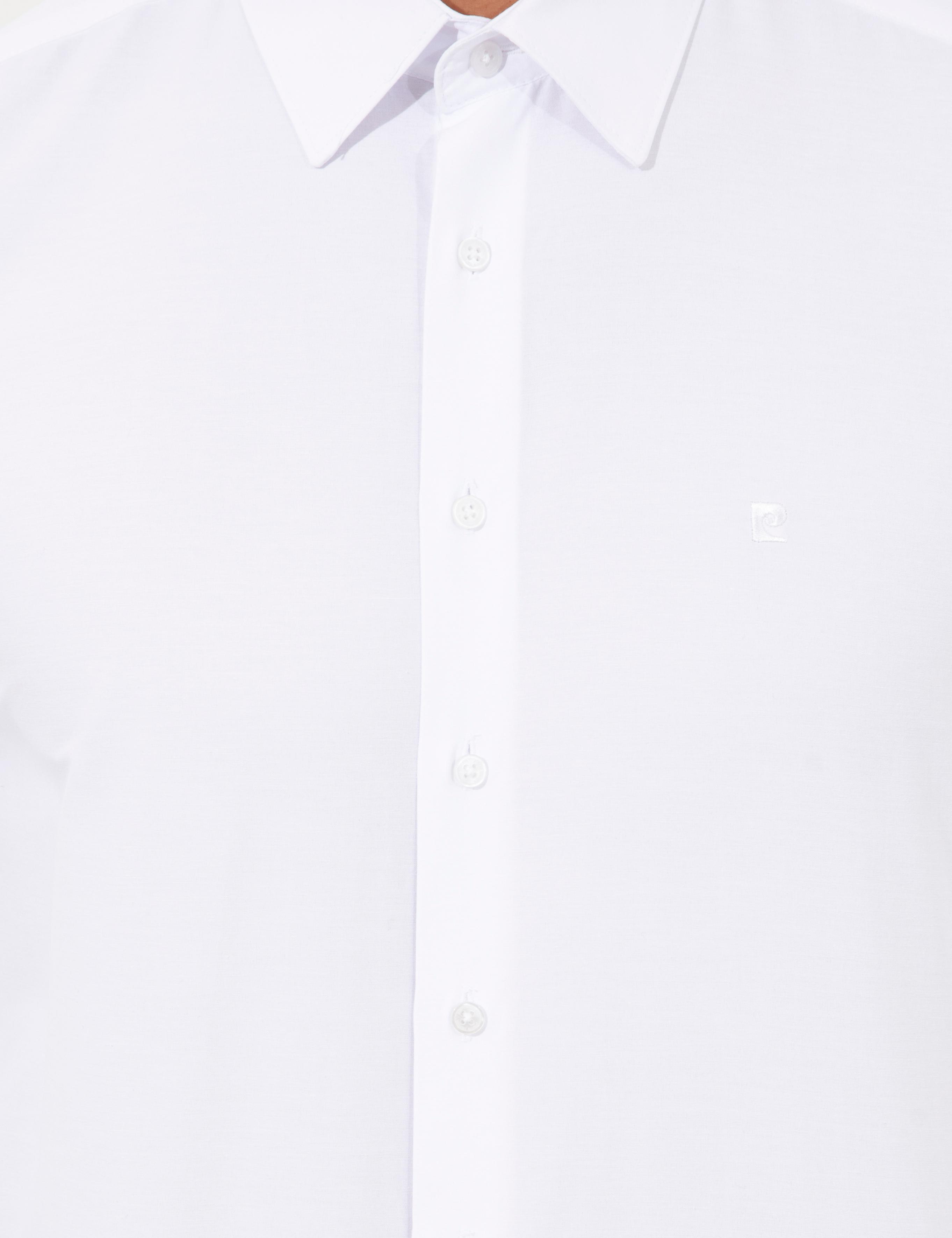 Beyaz Slim Fit Uzun Kollu Klasik Gömlek