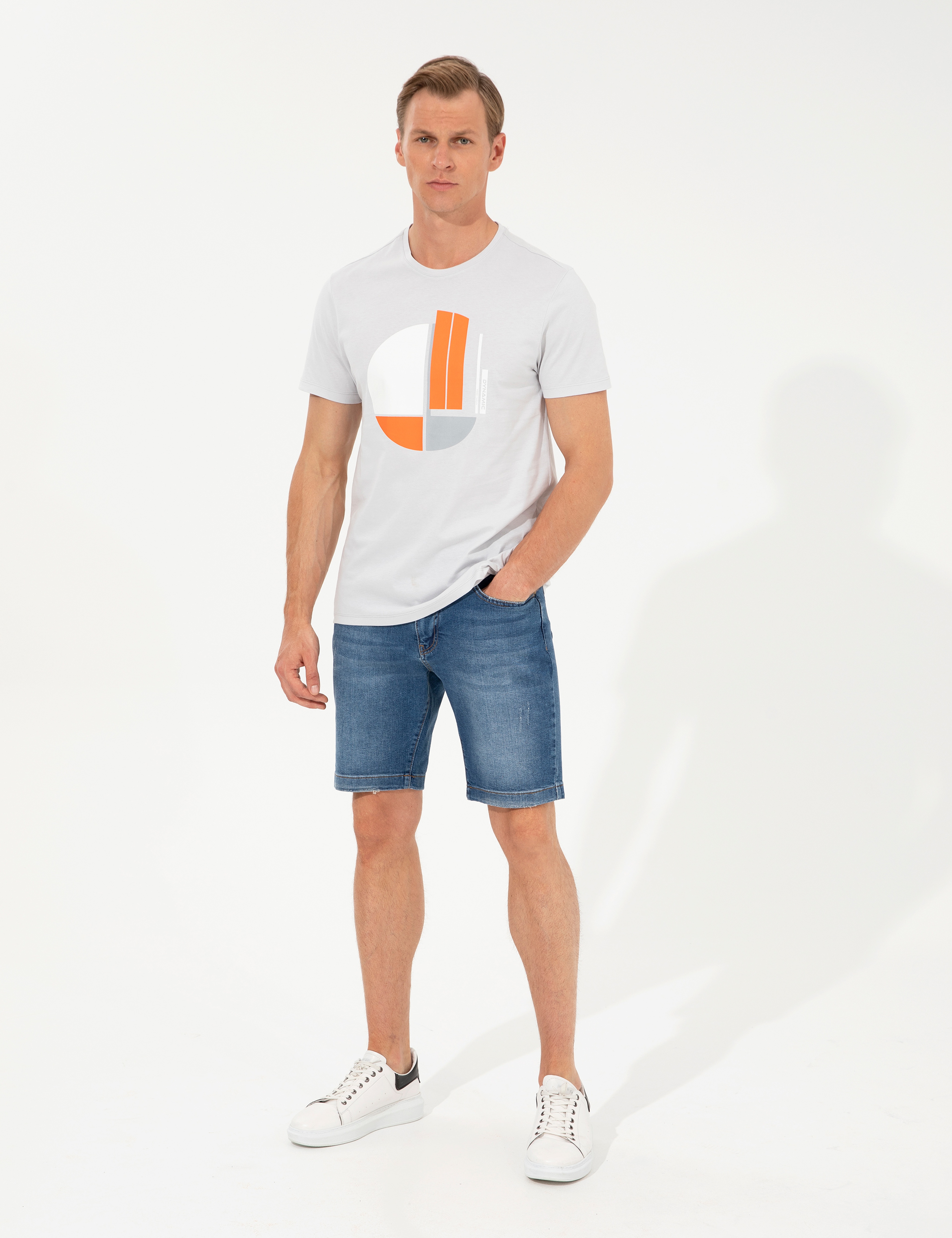 Mavi Slim Fit Jean Şort - Image 3