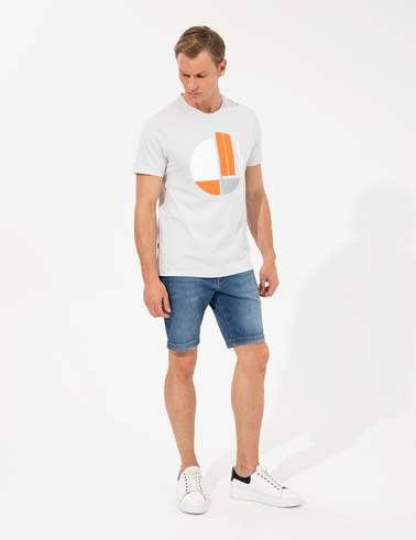 Mavi Slim Fit  Jean Şort