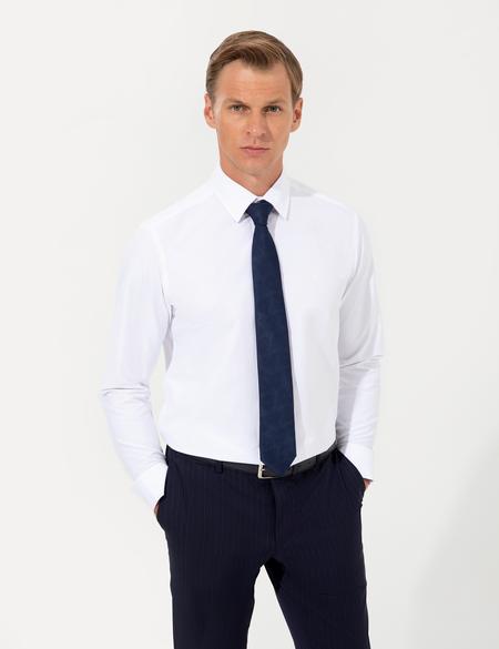 Beyaz Regular Fit Uzun Kollu Klasik Gömlek - 50258982033