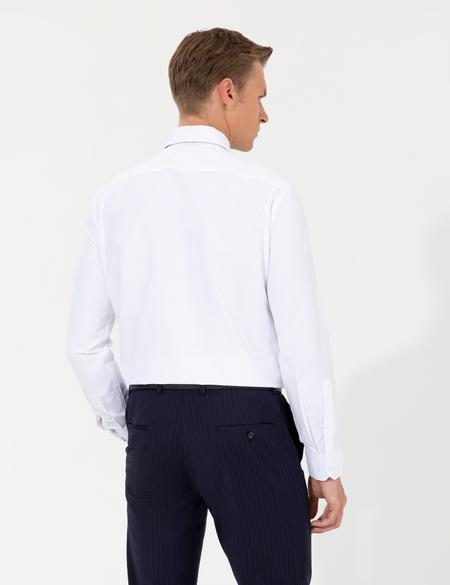 Beyaz Regular Fit Uzun Kollu Klasik Gömlek - 50258982033
