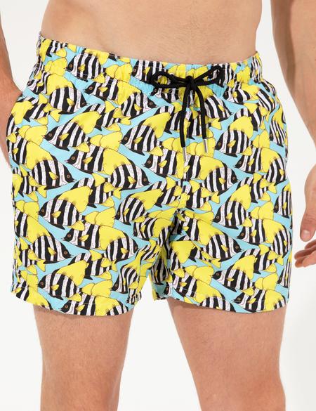Sarı Deniz Şortu - 50259245002