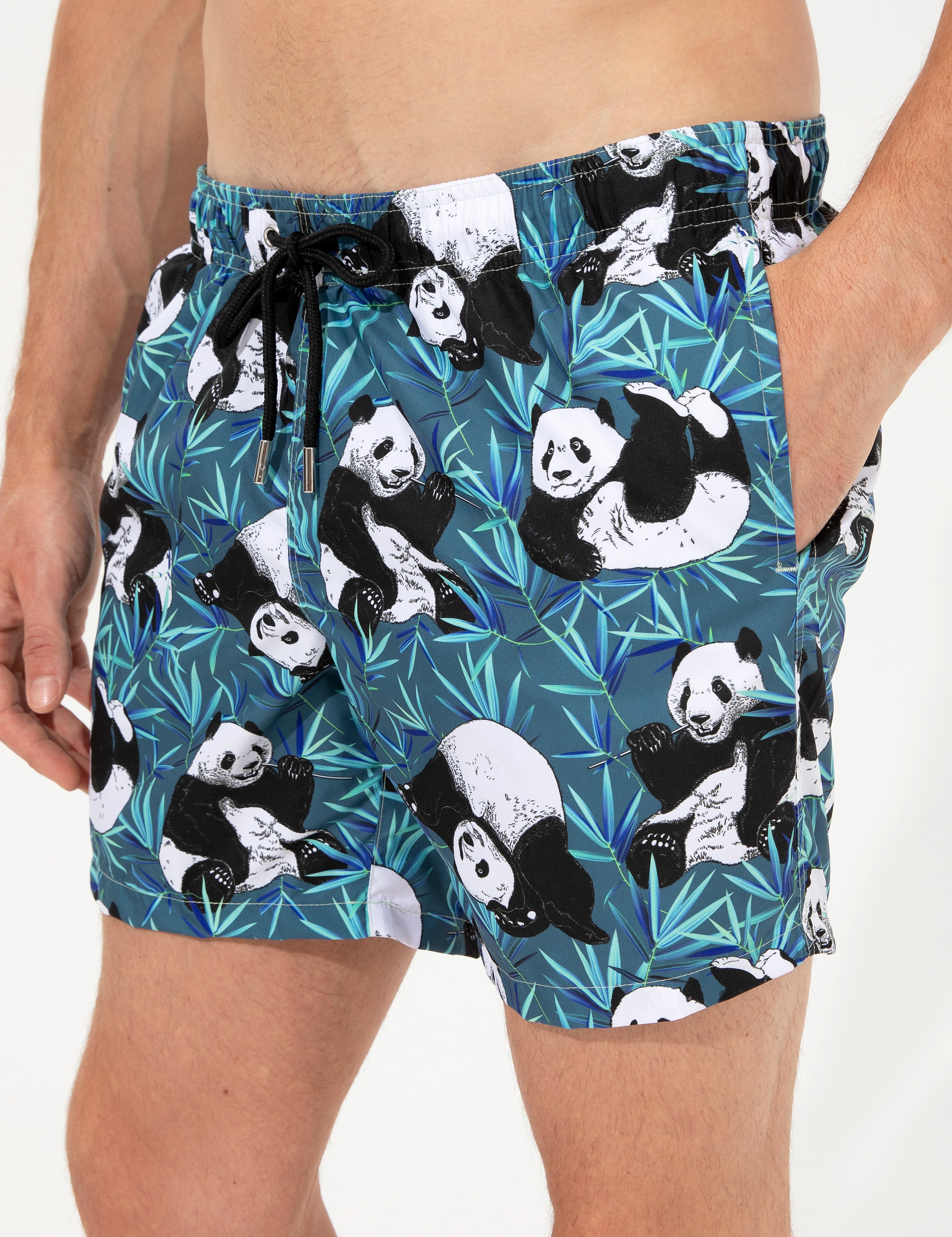 Panda Desenli Deniz Şortu - Image 4