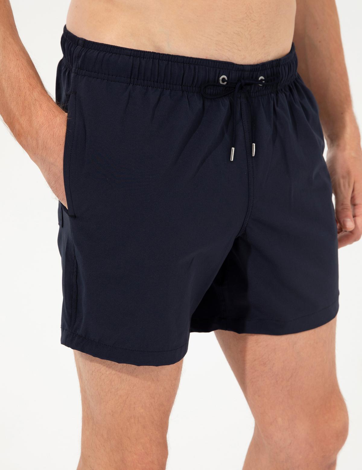 Lacivert Deniz Şortu - 50259576002