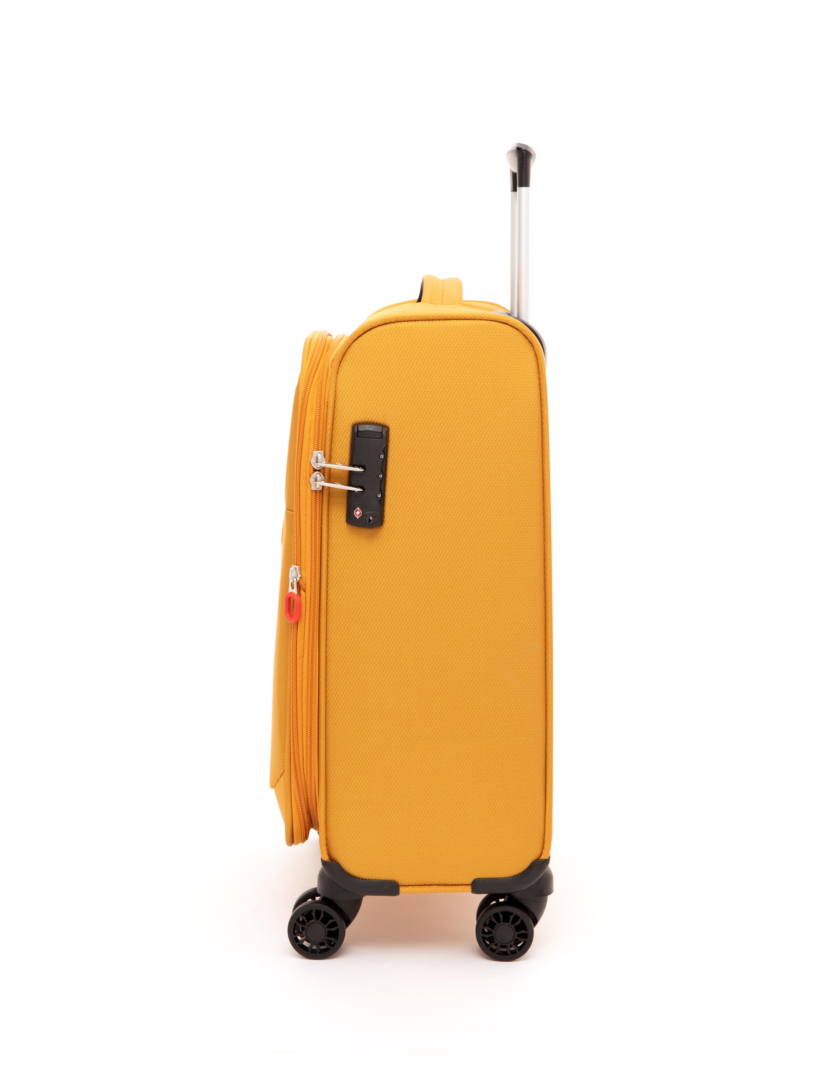 Sarı Kabin Boy Kumaş Valiz