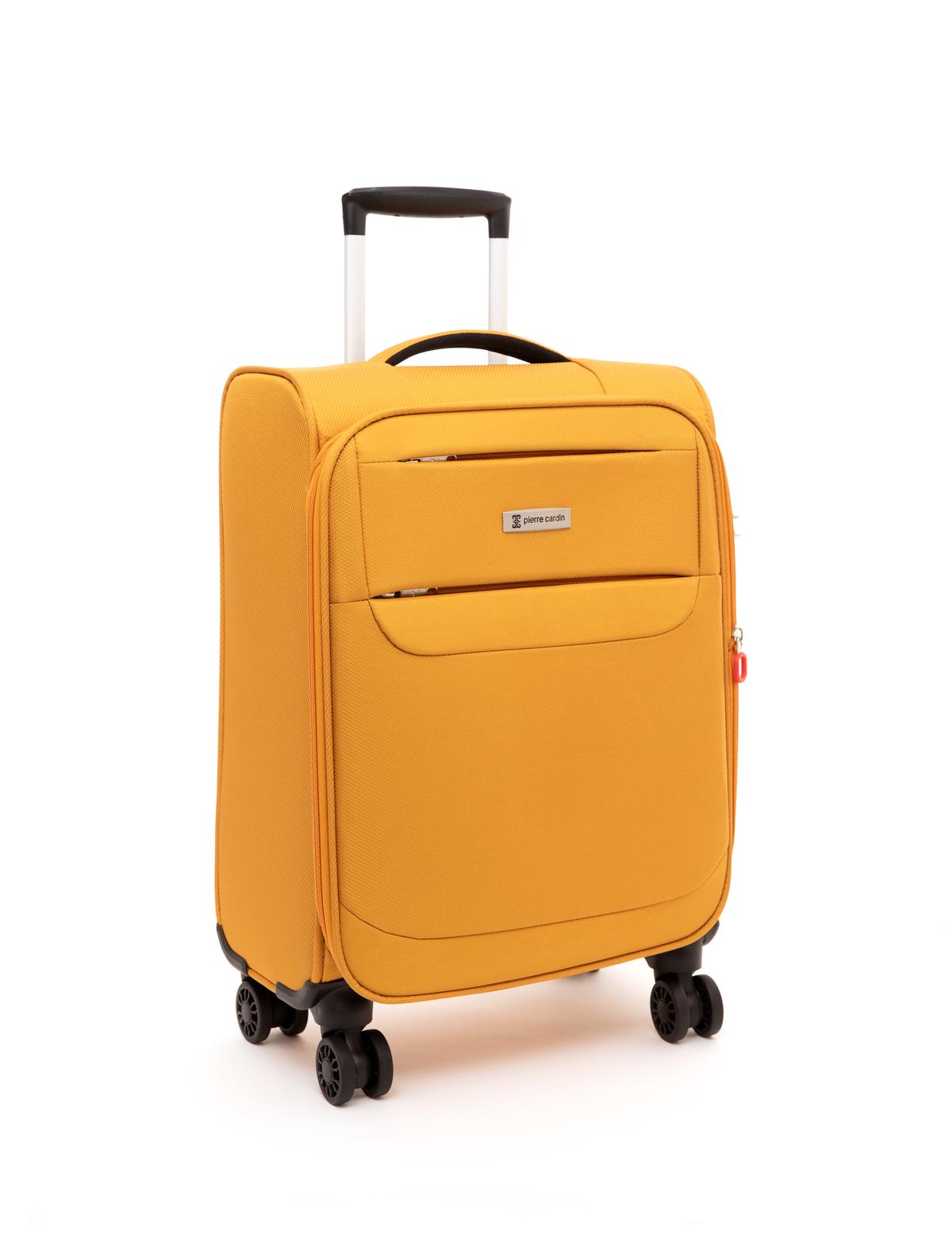 Sarı Kabin Boy Kumaş Valiz