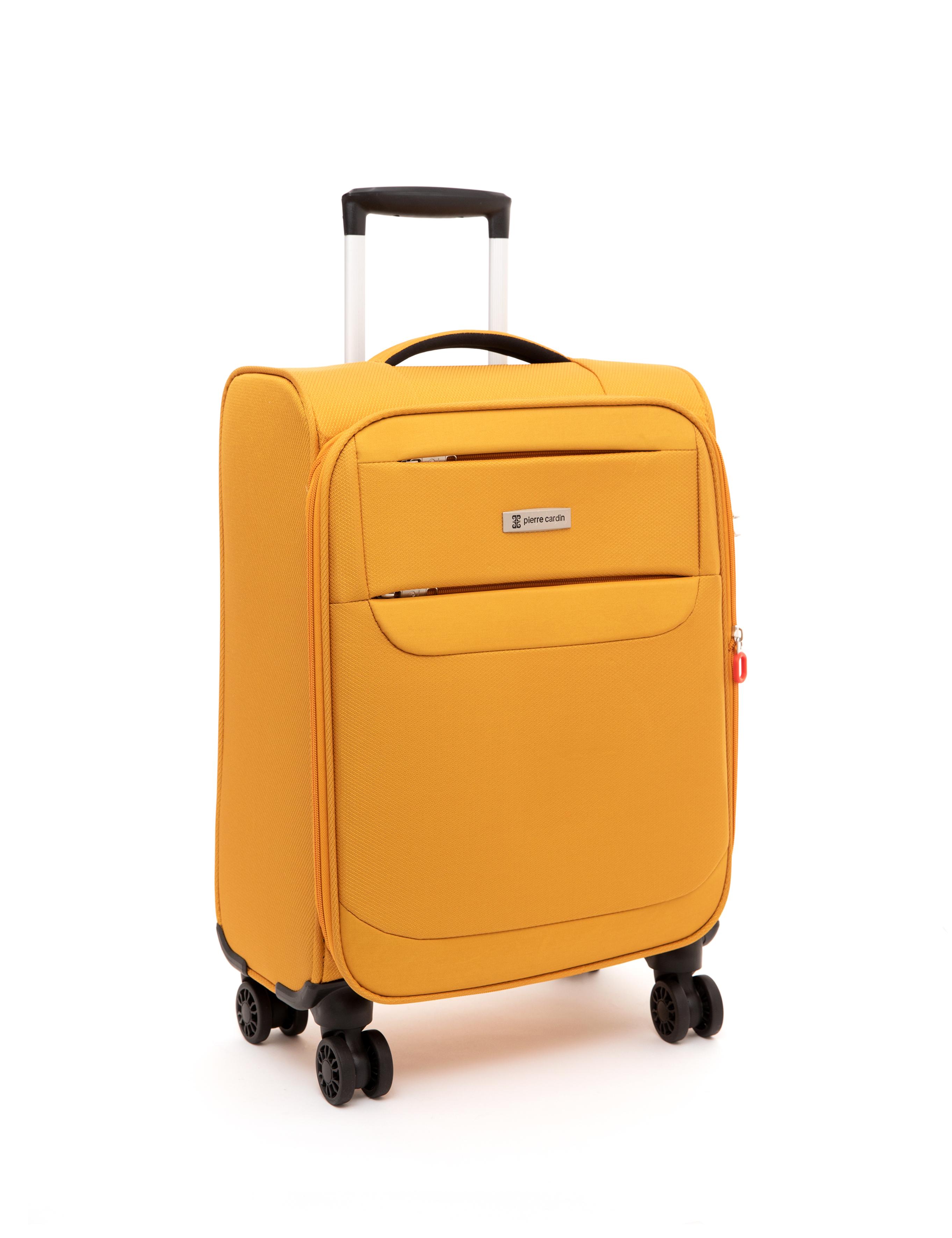 Sarı Kabin Boy Kumaş Valiz