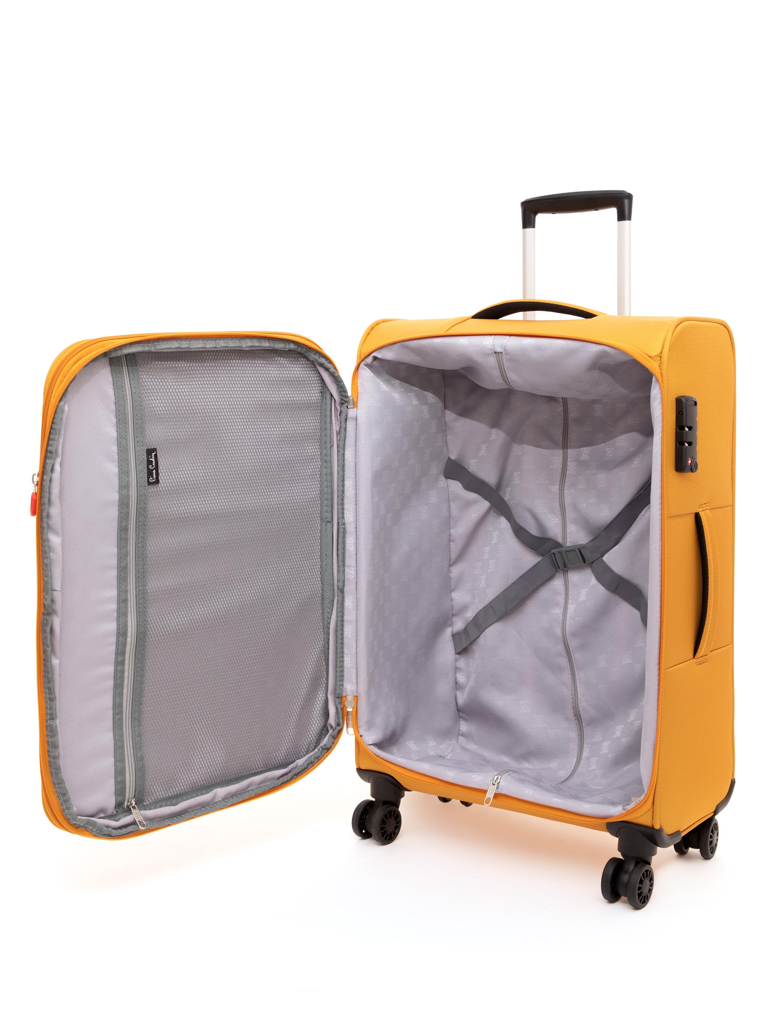 Sarı Kabin Boy Kumaş Valiz