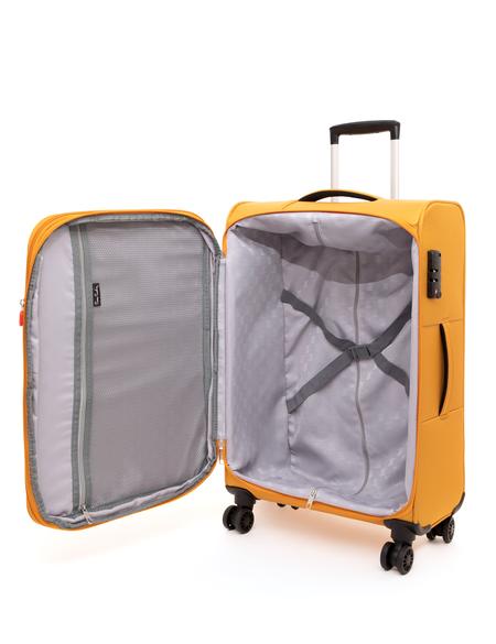 Sarı Kabin Boy Kumaş Valiz - 50262415004