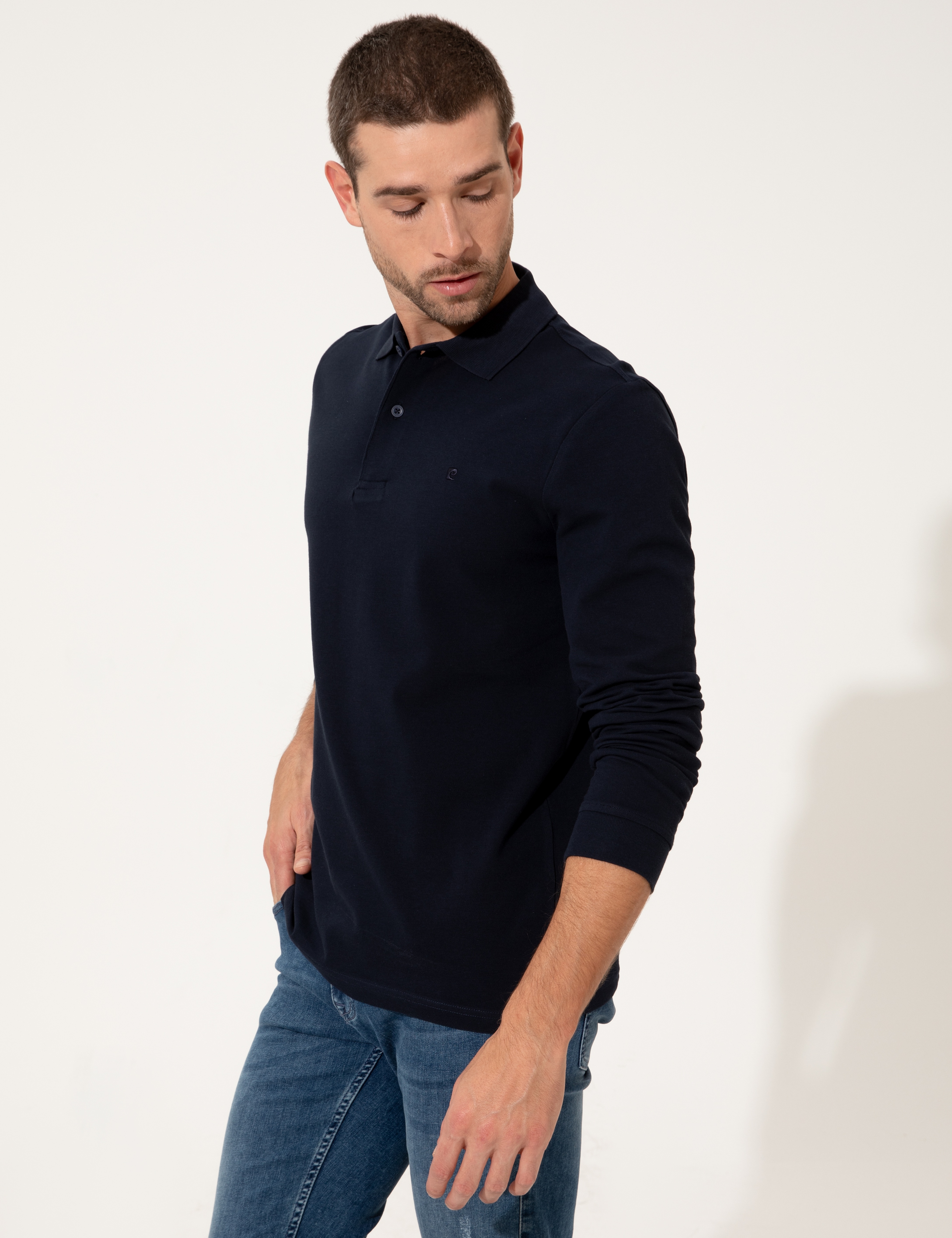 Lacivert Slim Fit Sweatshirt - Image 3