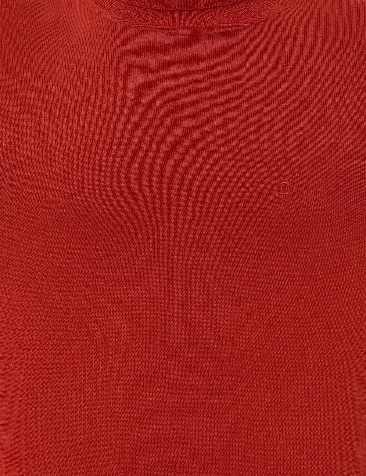 Kiremit Slim Fit Balıkçı Yaka Triko Kazak - 50257065013