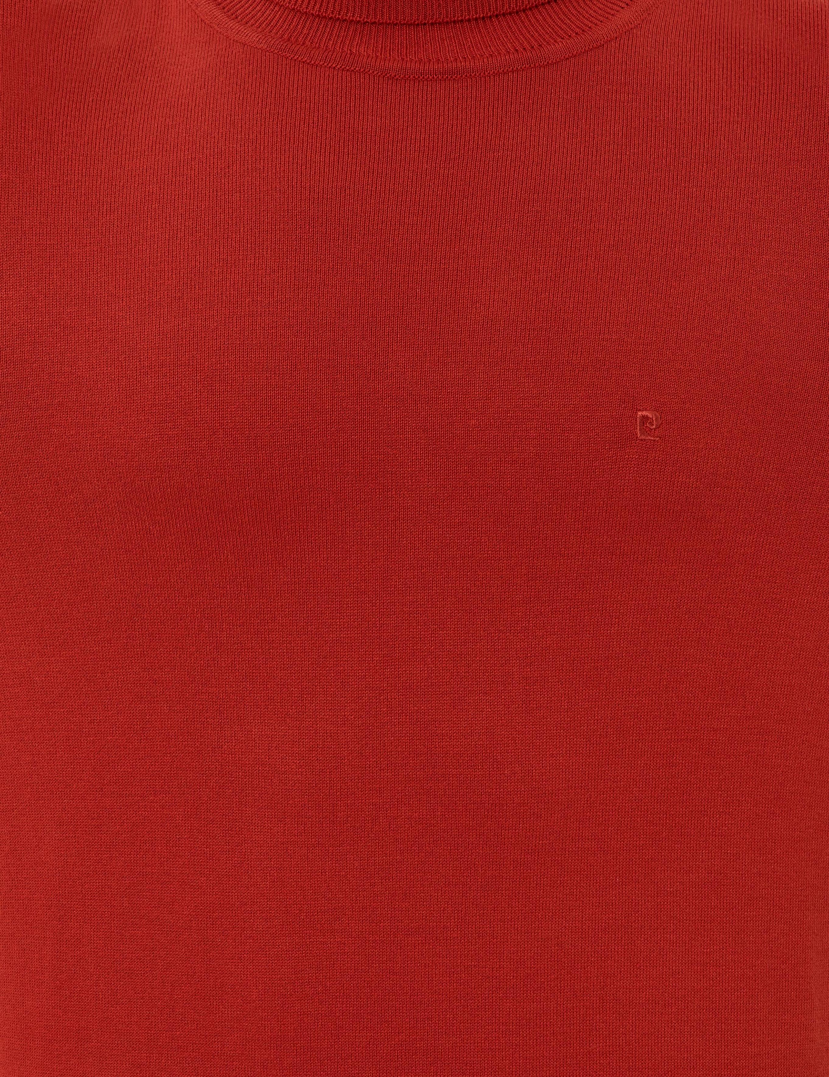 Kiremit Slim Fit Balıkçı Yaka Triko Kazak