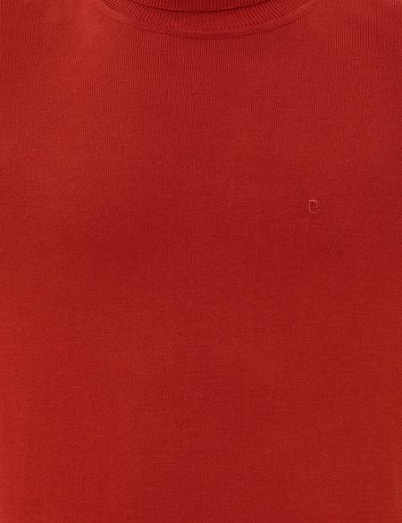 Kiremit Slim Fit Balıkçı Yaka Triko Kazak - 50257065013