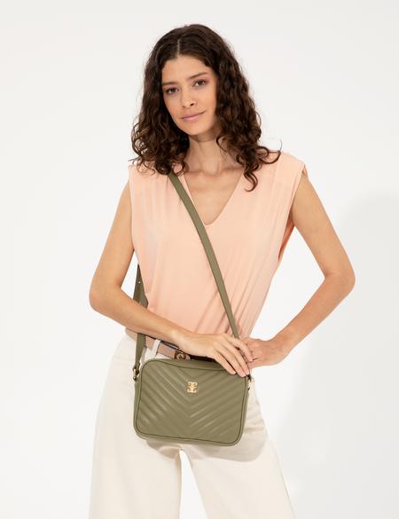 Açık Yeşil Çapraz Çanta - 50263860006