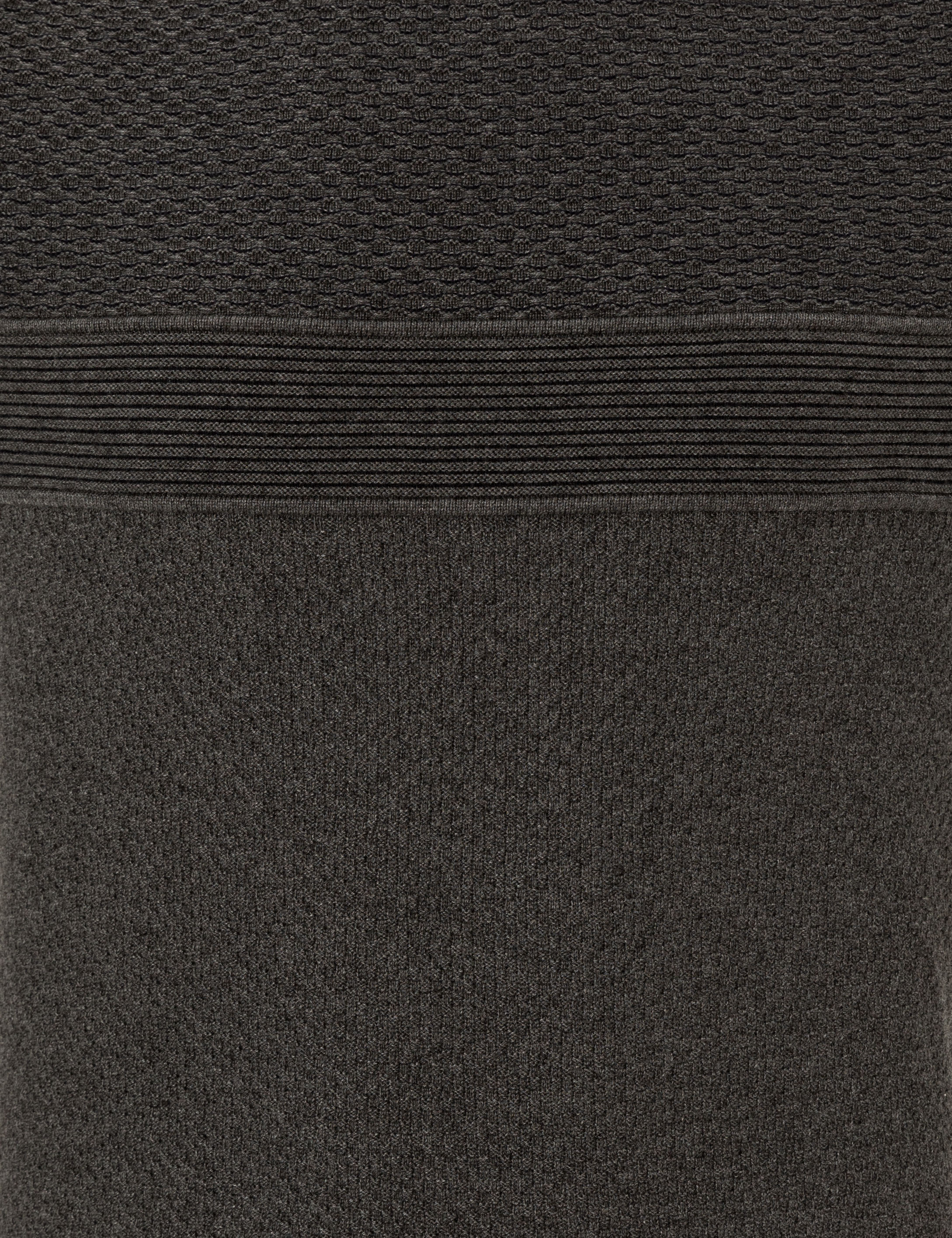 Gri Melanj Slim Fit Yarım Balıkçı Yaka Triko Kazak - Image 6