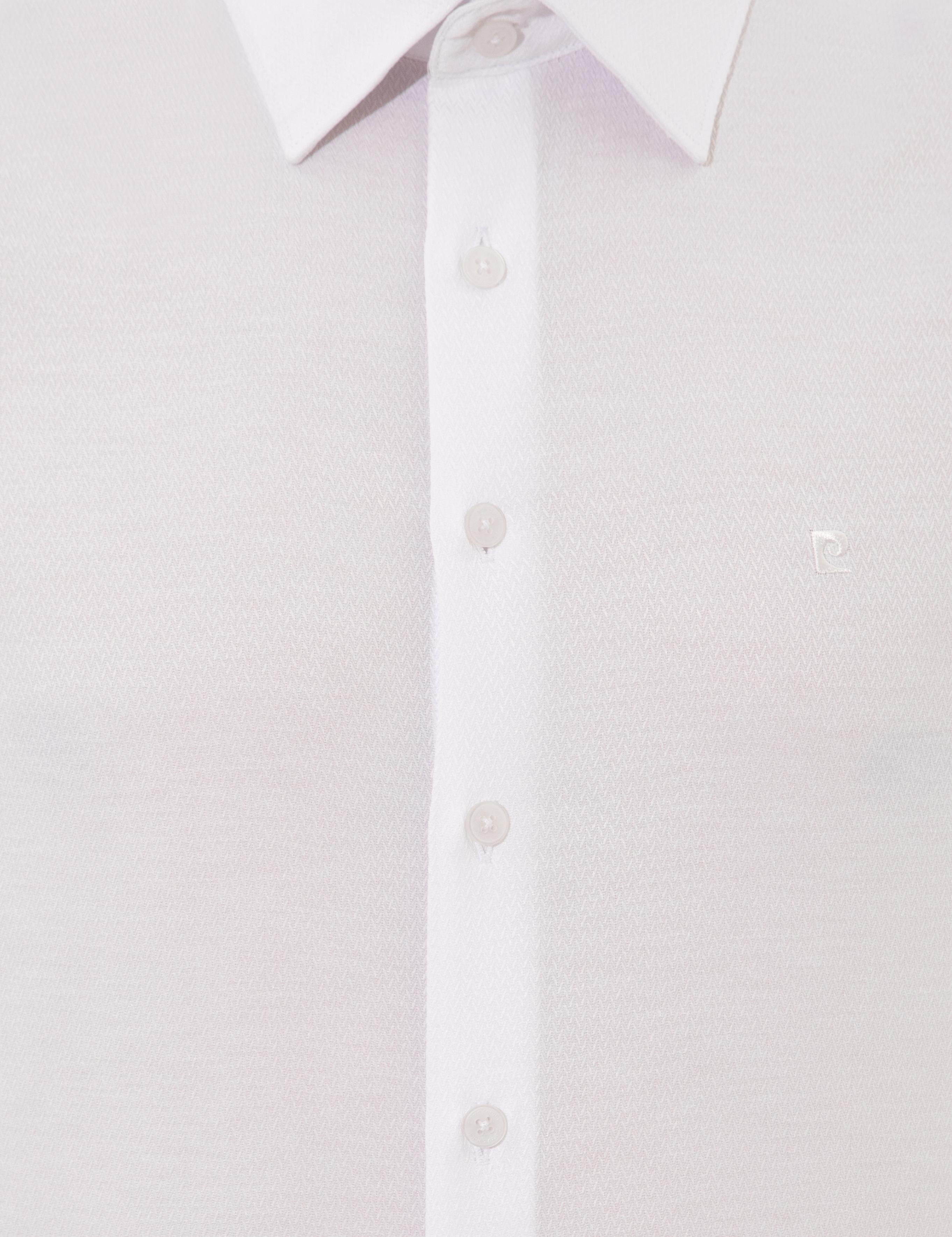 Beyaz Slim Fit Uzun Kollu Gömlek
