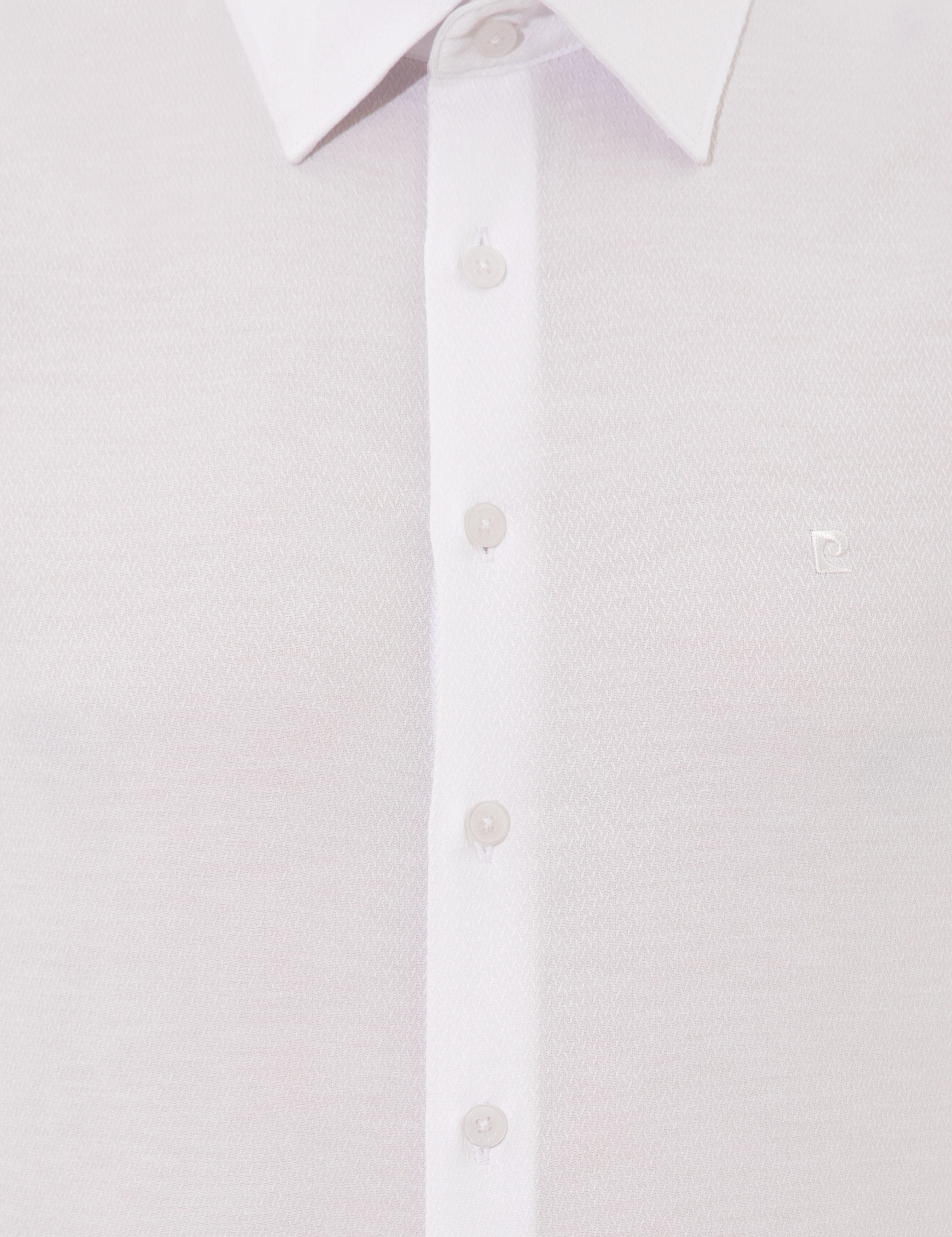 Beyaz Slim Fit Uzun Kollu Gömlek - Image 6