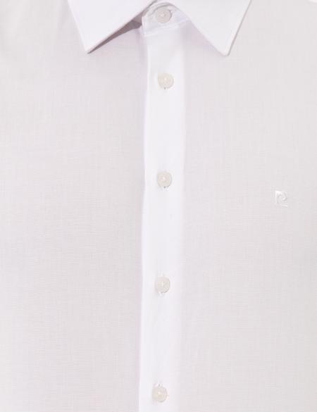 Beyaz Slim Fit Uzun Kollu Gömlek - 50255232008