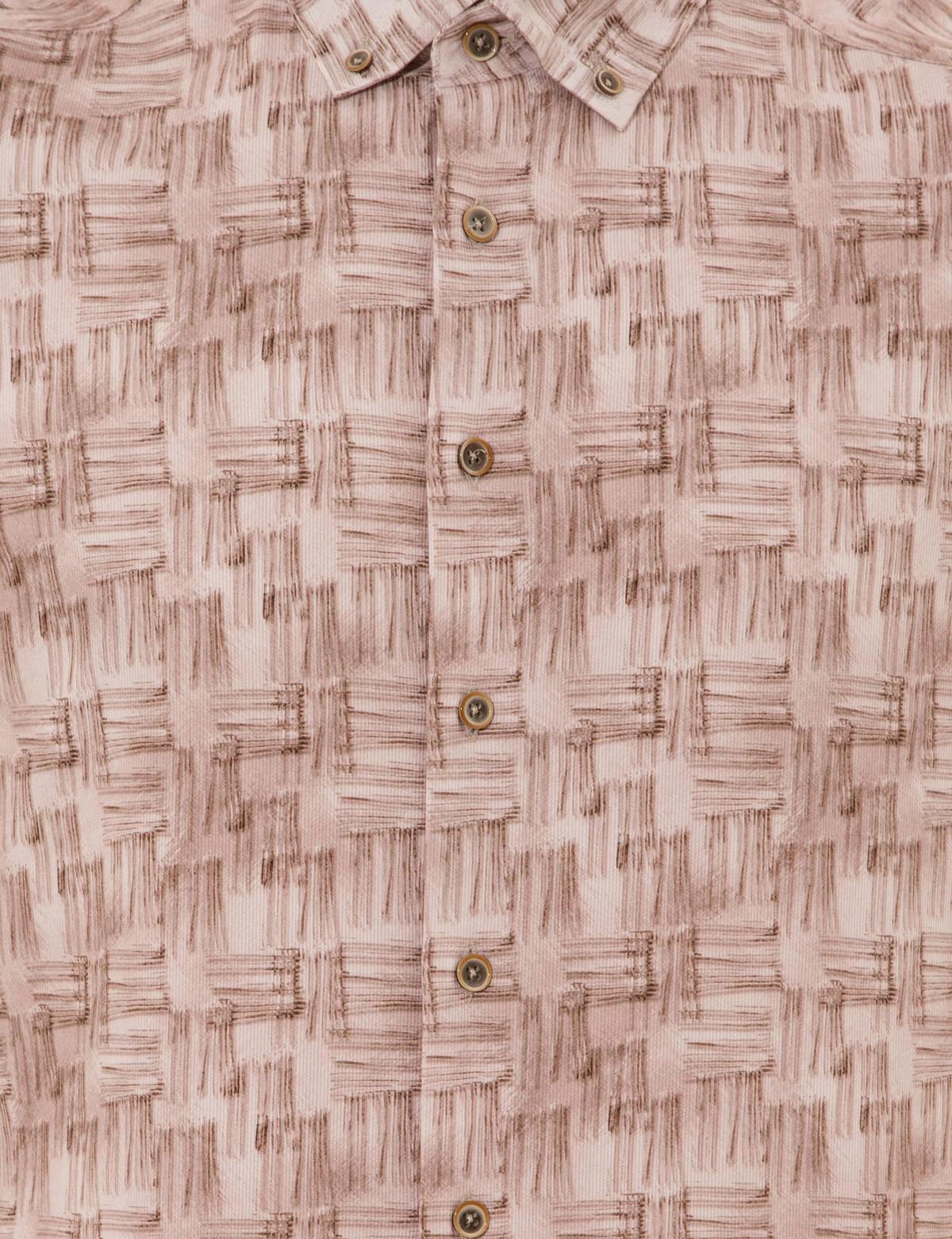 Bej Slim Fit Uzun Kollu Gömlek - 50255200008