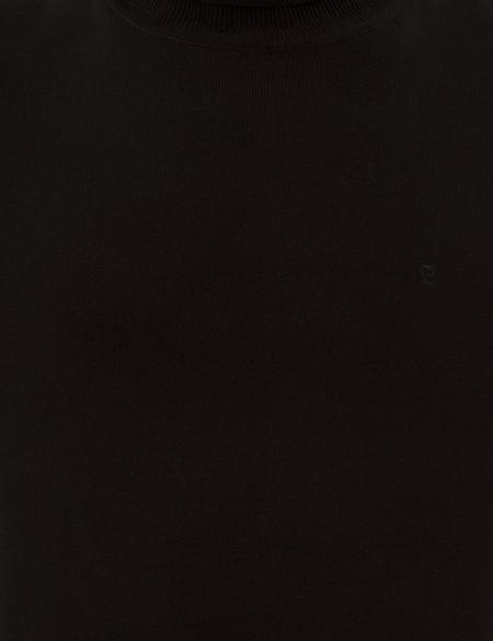 Siyah Slim Fit Kazak - 50257065007