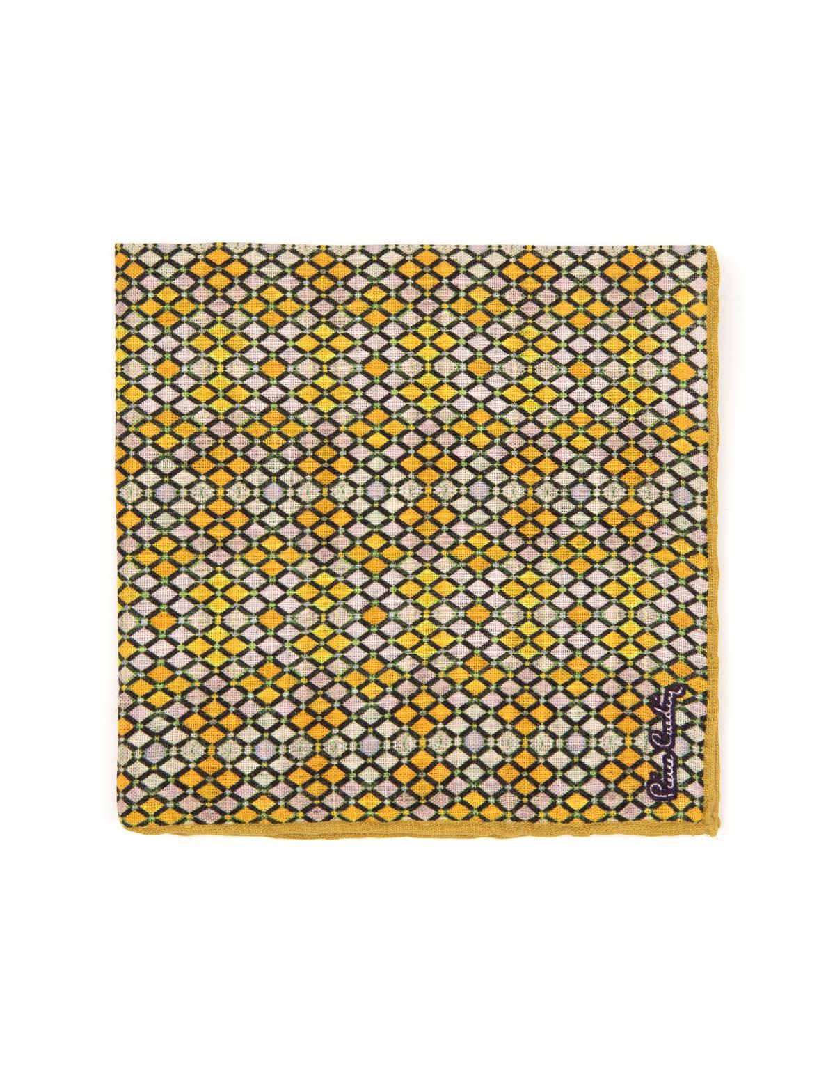 Sarı Keten Mendil - 50258279004