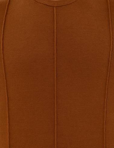 Tarçın Slim Fit Bisiklet Yaka Triko Kazak