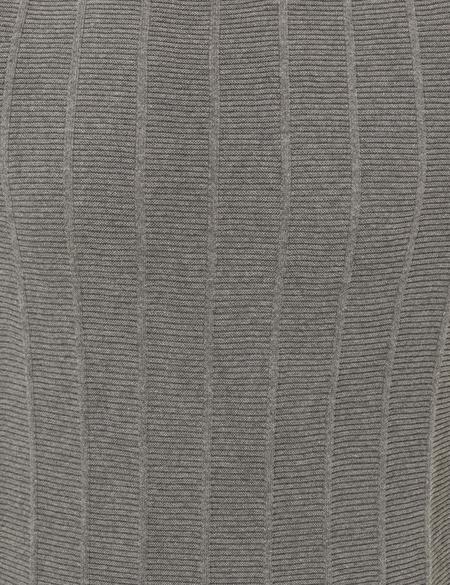 Açık Gri Melanj Slim Fit Bisiklet Yaka Triko Kazak - 50257067017