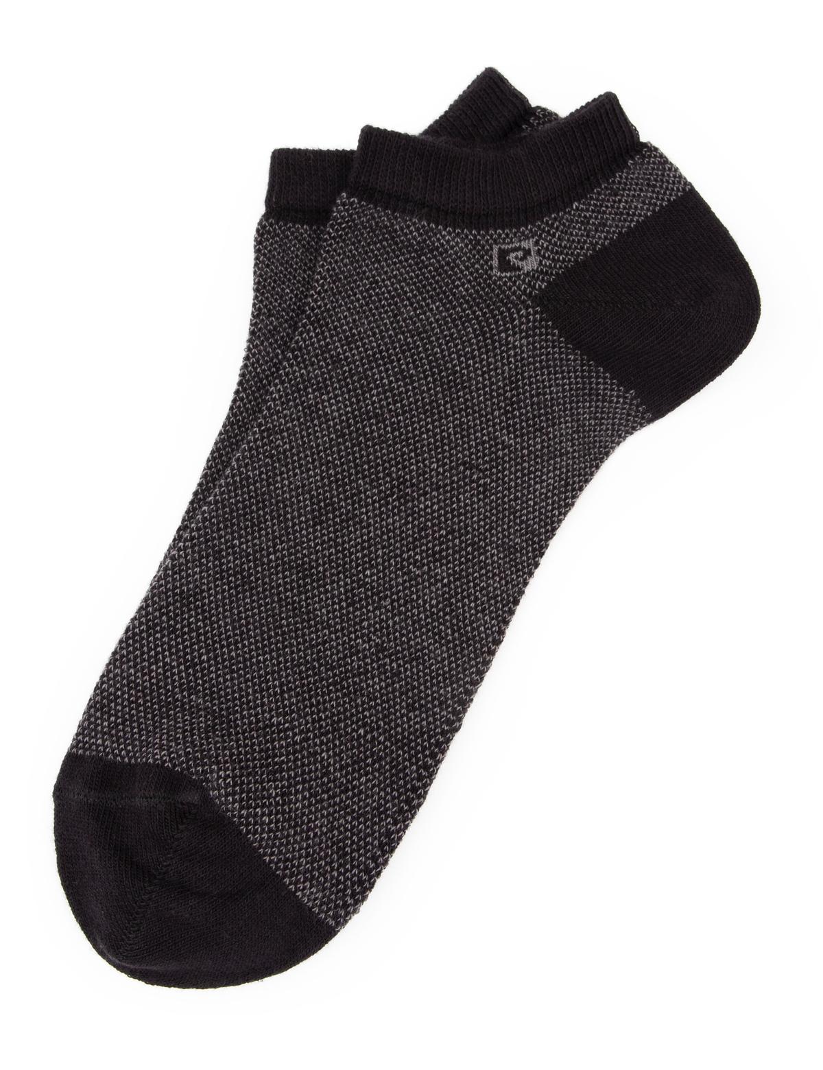 Erkek Pamuk Karışımlı Siyah Patik Basic Çorap - 50258504001