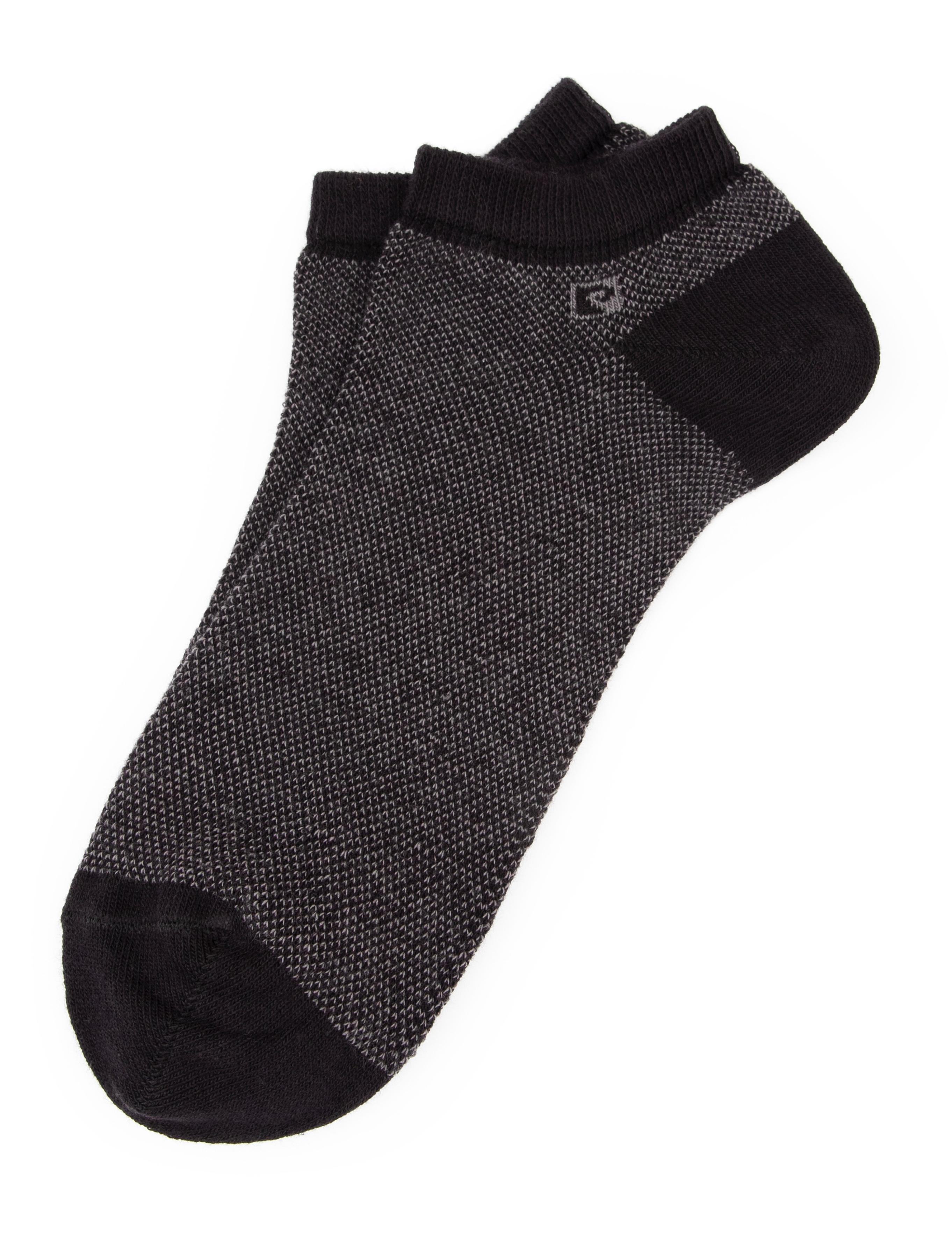 Erkek Pamuk Karışımlı Siyah Patik Basic Çorap