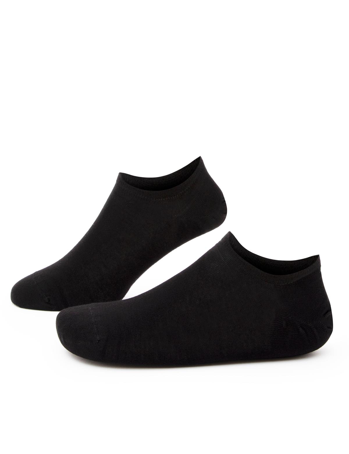 Erkek Bambu Karışımlı Siyah Patik Basic Çorap