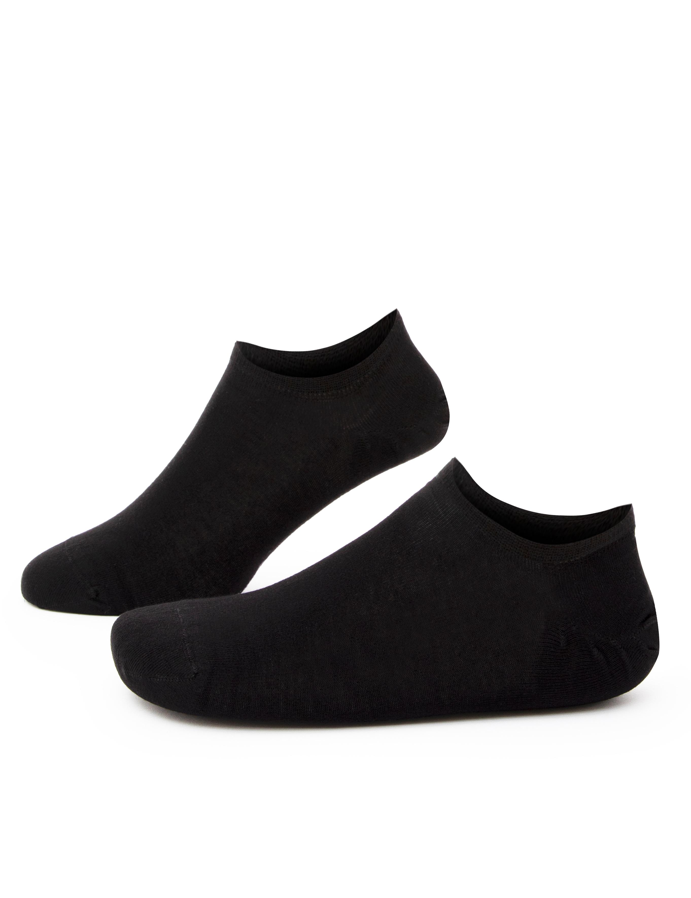 Erkek Bambu Karışımlı Siyah Patik Basic Çorap