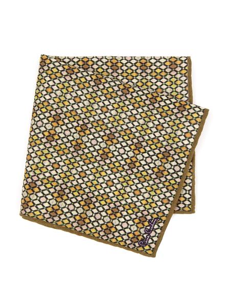 Kahverengi Keten Mendil - 50258279003