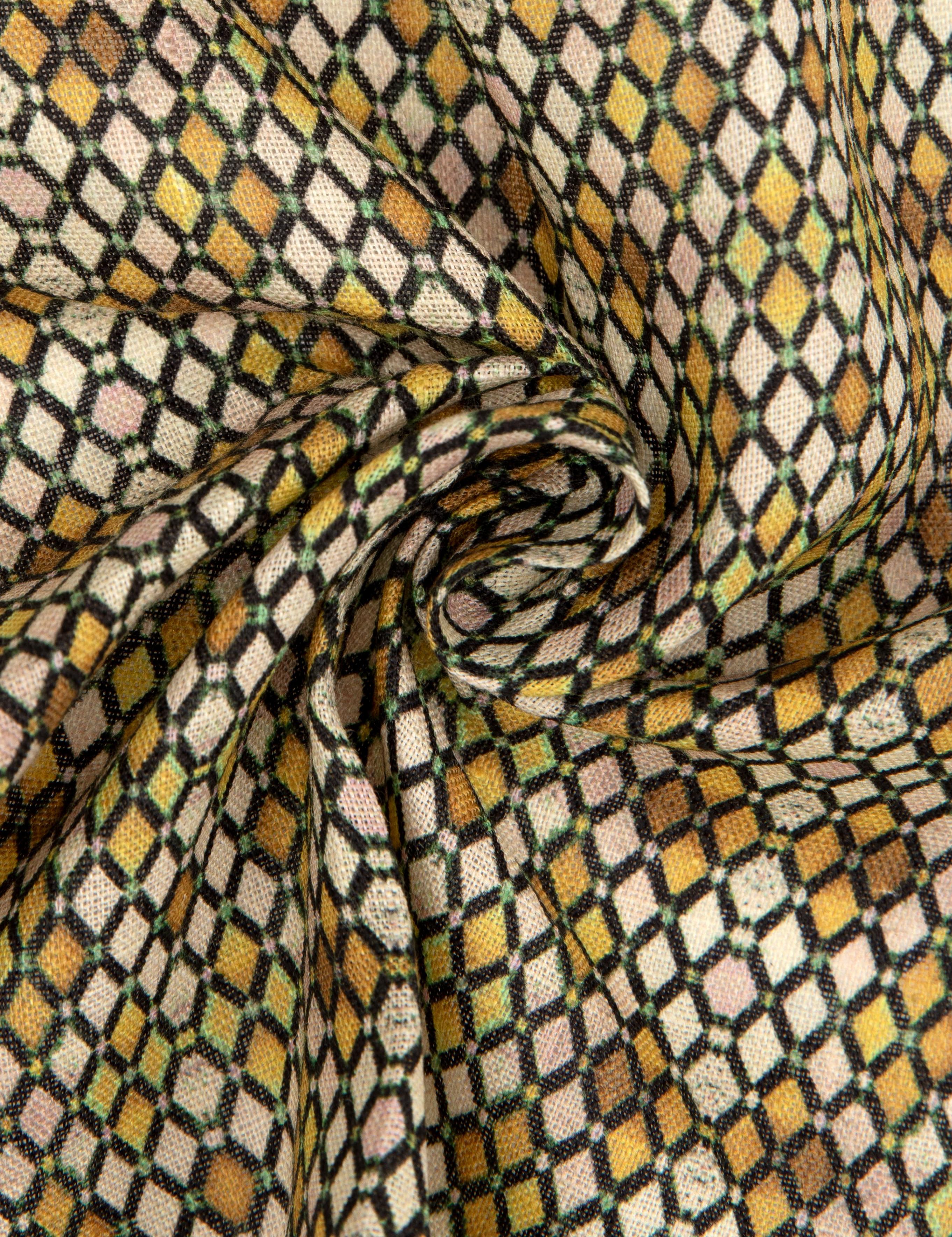 Kahverengi Keten Mendil