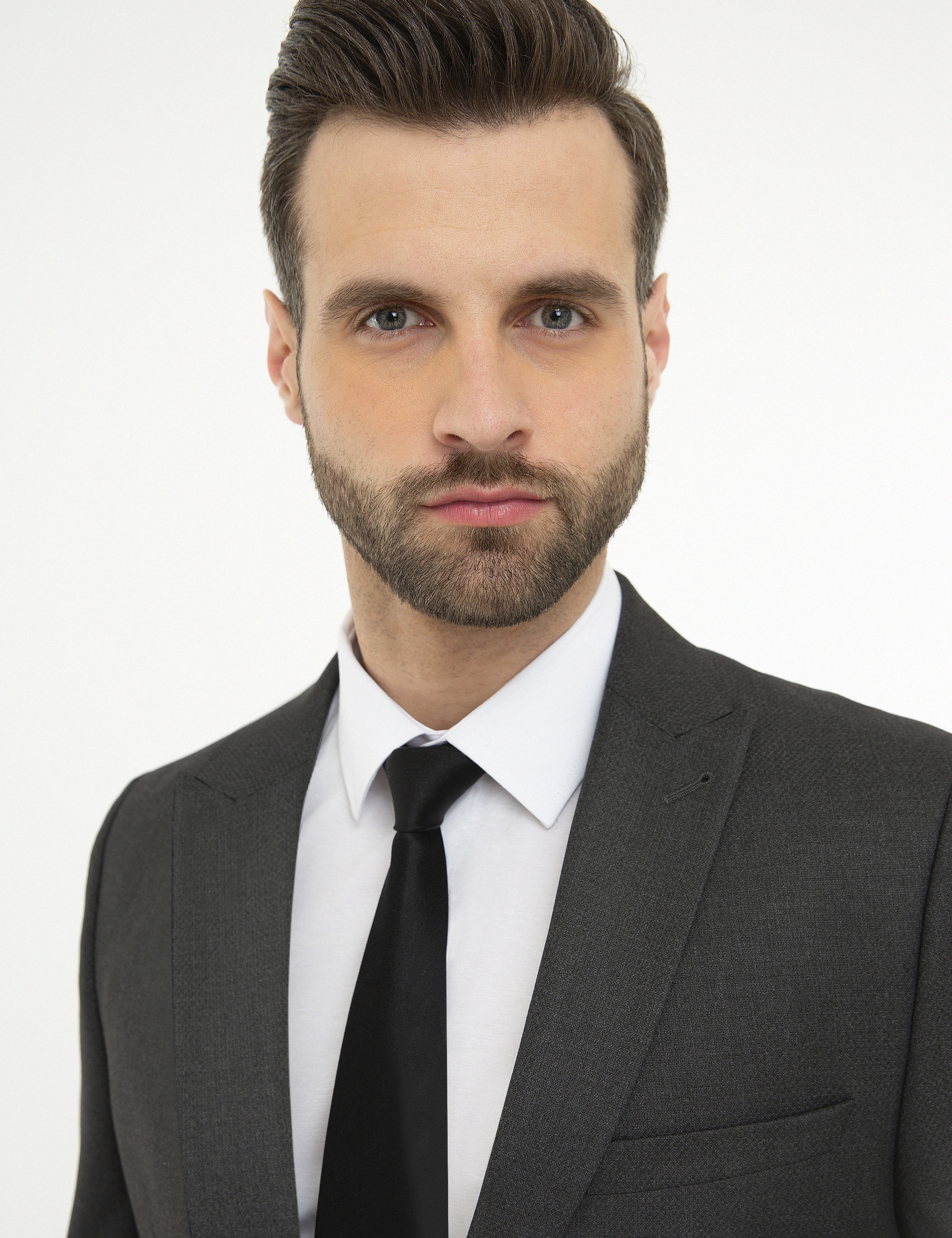 Antrasit Slim Fit Takım Elbise