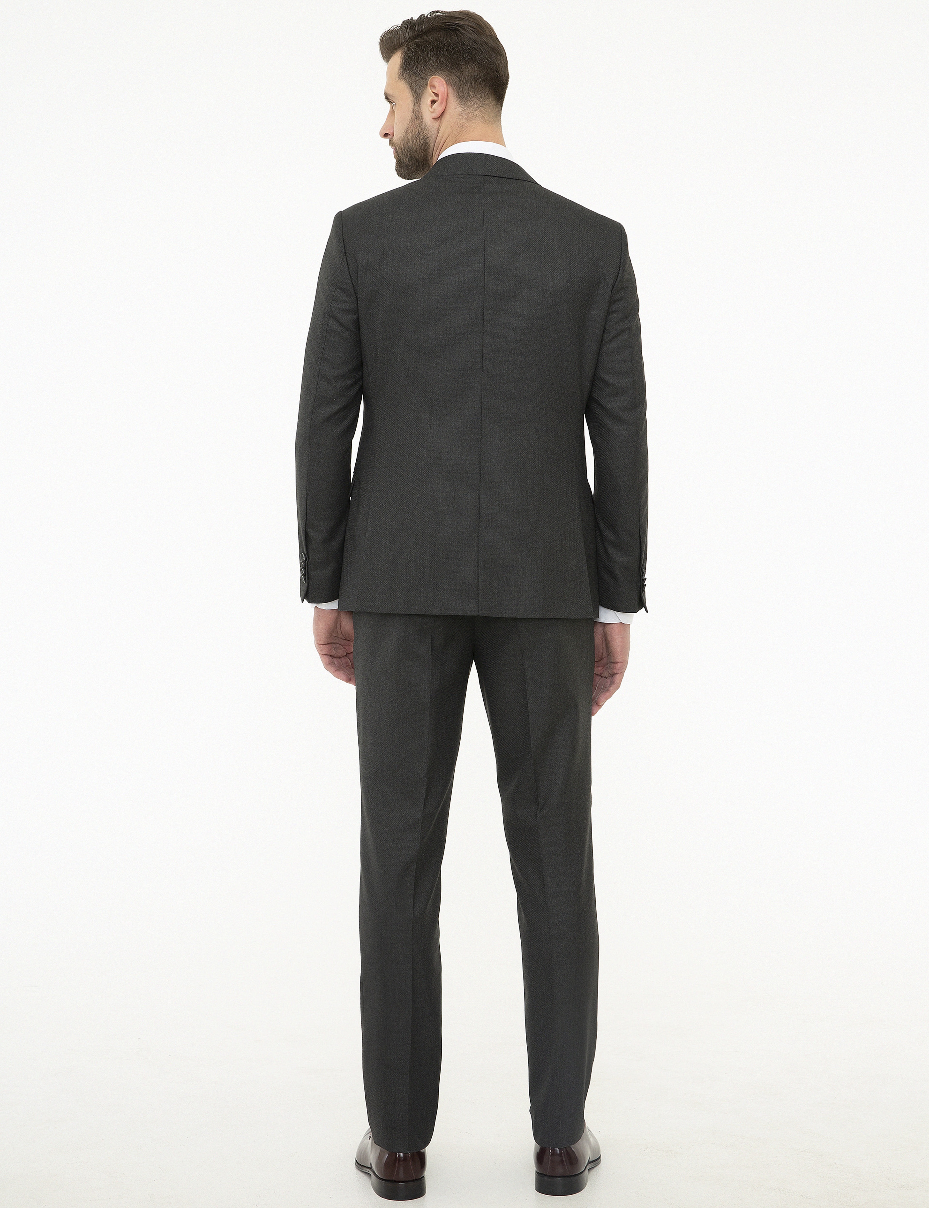 Antrasit Slim Fit Takım Elbise - Image 4