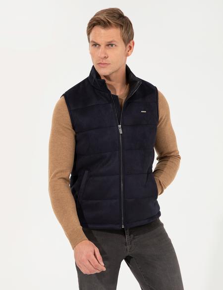 Lacivert Deri Ceket - 50262399032