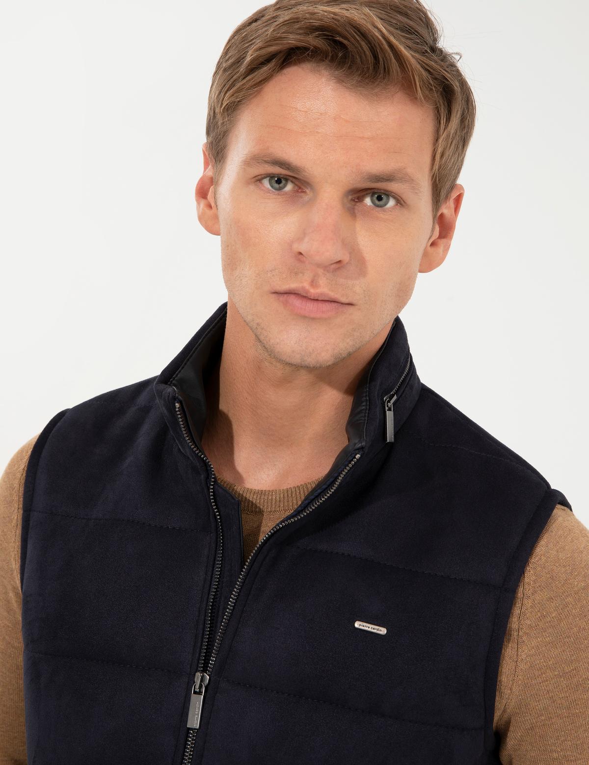 Lacivert Deri Ceket - 50262399032