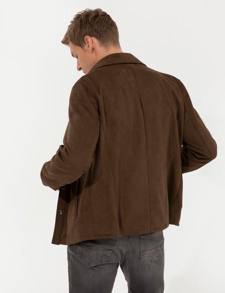 Haki Deri Ceket - 50262408023