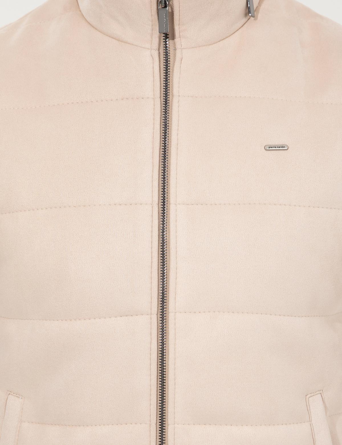 Bej Deri Yelek - 50262399038