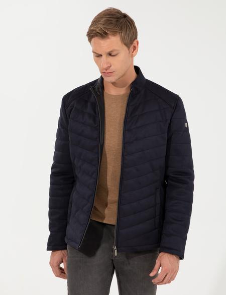 Lacivert Deri Mont - 50262400038