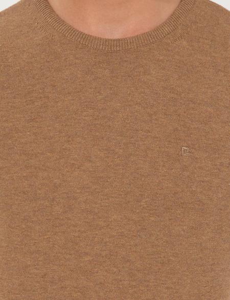 Camel Melanj Slim Fit Bisiklet Yaka Basic Triko Kazak - 50257290108