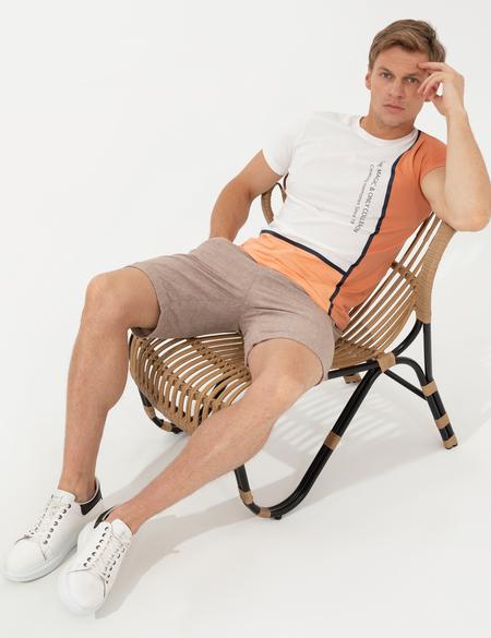 Coral Slim Fit Bisiklet Yaka Tişört - 50249351015