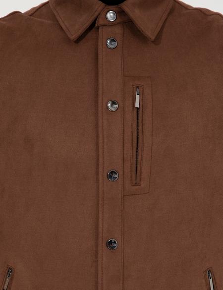 Kahverengi Deri Ceket - 50262408027